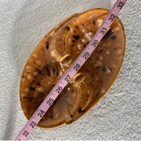 Vintage MCM Glazed Art Ceramic Pottery Ashtray Trinket Dish - Picture 14 of 14